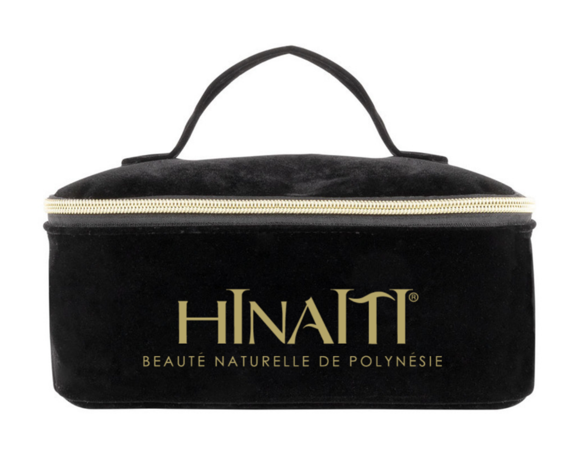 Trousse Cadeau Maiana en velours noir HINAITI